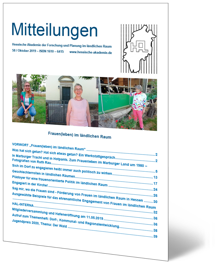 HAL Mitteilungen, Heft 58